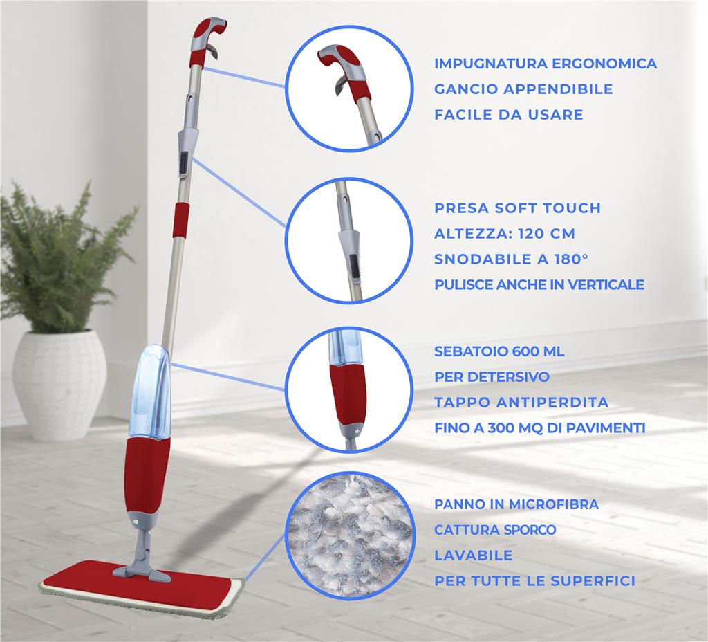 Il Numero Del Risparmio Maury S Spray Mop Vaporizzatore Ml Con