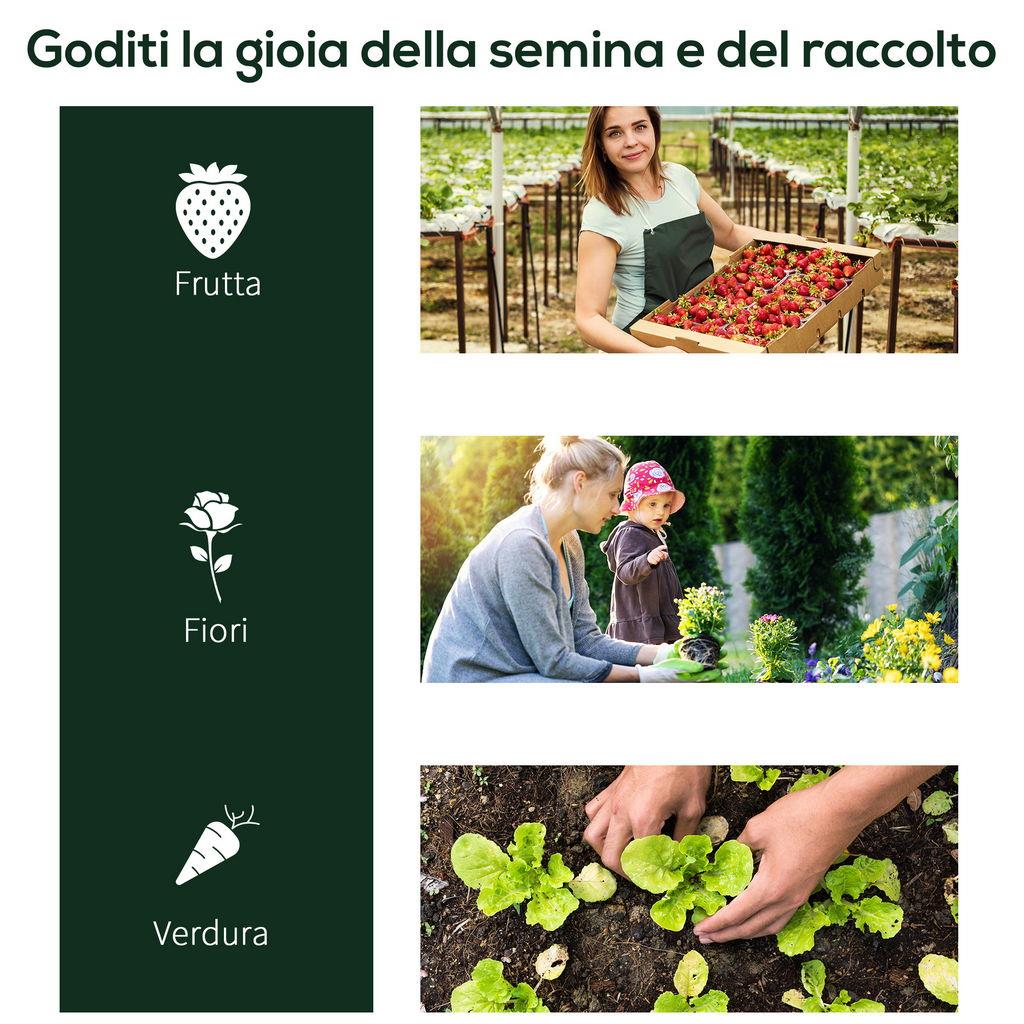 Il Numero 1 Del Risparmio SERRA DA GIARDINO CON PORTE ANTERIORI A