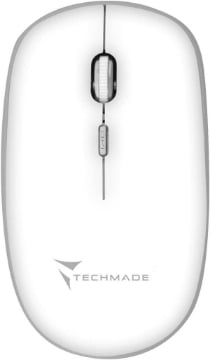 TECHMADE MOUSE WIRELESS IN COLORE BIANCO        