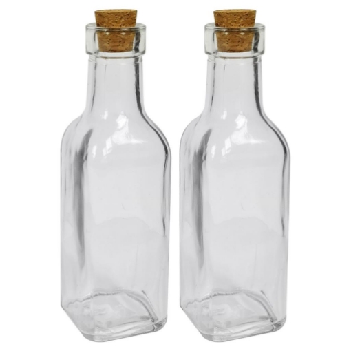 2 BOTTIGLIE DI VETRO trasparente da 2 litri con avvitatura per tappo, vino,  olio EUR 7,00 - PicClick FR