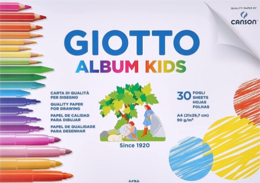 GIOTTO ALBUM KIDS FORMATO A4 30 FOGLI