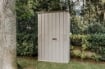 CAPANNO ARMADIO DA GIARDINO CON DUE PORTE CASETTA BOX 130 X 75 X 206 CM