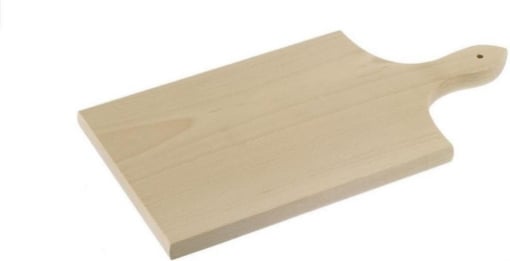 TAGLIERE IN LEGNO CON MANICO 40 X 20 X 2 CM 