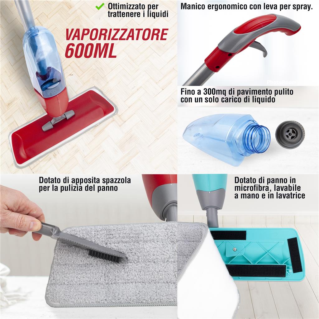 Mop microfibra gr 350 per pulizia professionale