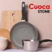 CUOCA STONE SET 2 PADELLE ANTIGRAFFIO DA 24 E 28 CM