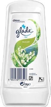 GLADE GEL PROFUMATO ASSORBI ODORI AL MUGHETTO IN CONFEZIONE DA 150 GR