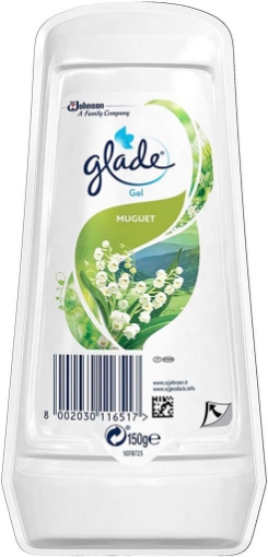 GLADE GEL PROFUMATO ASSORBI ODORI AL MUGHETTO IN CONFEZIONE DA 150 GR