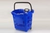 CESTINO TROLLEY SPESA BLU 50 LT 47 X 42 X 48 CM CON ROTELLE