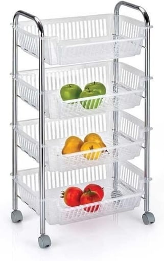 Carrelli/Cestelli Porta Frutta - Casa e Cucina in Plastica