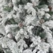 ALBERO DI NATALE ROCCARASO 150 CM CON NEVE INNEVATO ARTIFICIALE