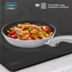 MAURY'S CHEF INDUCTION PADELLA 26 CM ANTIADERENTE CON FONDO IN TECNOLOGIA XYLAN