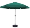 MAURY'S OMBRELLONE DA GIARDINO TONDO 3 MT CON BORDO COLORE VERDE