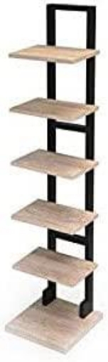 Gicos Scaffale A Libreria 5 Ripiani In Legno E Metallo – 30x30x131 Cm – Struttura Portante, Design Minimal, DOU-783180