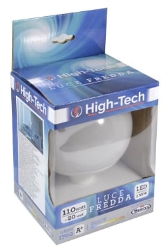 HIGH-TECH LAMPADA LED GLOBO E27 G120 20W LUCE FREDDA 6000K 1700 LUMEN