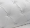 DIVANO A 2 POSTI CHESTERFIELD IN ECOPELLE COLORE BIANCO