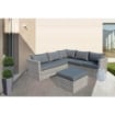 SALOTTO ANGOLARE ARGENTINA CON CUSCINI IN COLORE GRIGIO