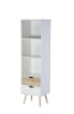 MOBILE BOLT A COLONNA 2 CASSETTI + 3 VANI A GIORNO 48 X 40 X H170 CM BIANCO