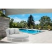 DIVANO LETTO SEYCHELLES DA GIARDINO IN COLORE GRIGIO CHIARO