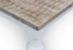 TAVOLO CROSS CON BASE BIANCA E STRUTTURA IN LEGNO NATURALE 200 X 100 X H75 CM