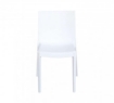 SEDIA PERLA IN COLORE BIANCO 55 X 47 X H82 CM