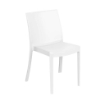 SEDIA PERLA IN COLORE BIANCO 55 X 47 X H82 CM