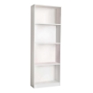 LIBRERIA LINE CON 4 RIPIANI IN DESIGN MODERNO BIANCO