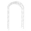 ARCO ANDERSON BIANCO ANTICO IN ACCIAIO VERNICIATO A POLVERE 135 X 47,5 X H230 C