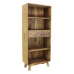 LIBRERIA ALYCE IN LEGNO DI PINO RICICLATO 80 X 40 X H190 CM