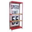 MOBILE CLAYTON IN LEGNO E METALLO 80,5 X 37 X 152, 5 CM