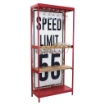 MOBILE CLAYTON IN LEGNO E METALLO 80,5 X 37 X 152, 5 CM