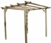 PERGOLA GAZEBO IN LEGNO DI PINO IMPREGNATO 300 X 300 X H250 CM