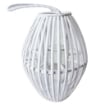 LANTERNA VIOLETTE IN VIMINI BIANCO