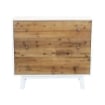 MOBILE BARNEY BIANCO CON DECORO COLOR NATURALE 100 X 45 X H90 CM