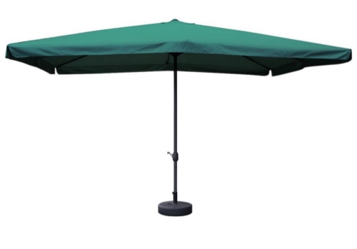 MAURY'S OMBRELLONE DA GIARDINO RETTANGOLARE 3 X 4 MT IN COLORE VERDE