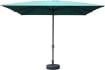 MAURY'S OMBRELLONE DA GIARDINO QUADRATO 3 X 3 MT IN COLORE VERDE