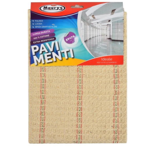 Strofinaccio Cotone Bianco Spigato Asciugapiatti Cm 50 X 70 | Martini E Pari