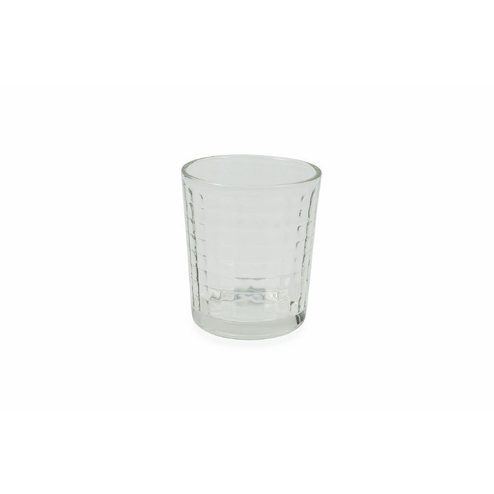 Quid Diana Set 3 Bicchieri Bassi In Vetro 26 Cl, Adatti Al Frigorifero E Lavastoviglie, Riciclabili