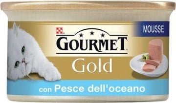 GOURMET GOLD MOUSSE AL PESCE DELL'OCEANO 85 GRAMMI