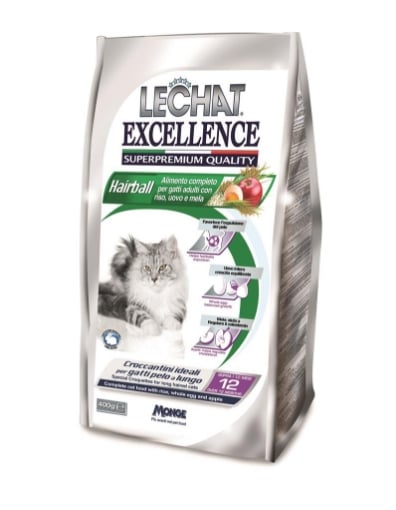 LECHAT EXCELLENCE SUPERPREMIUM CROCCANTINI 400 GRAMMI HAIRBALL