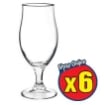 6 PZ BORMIOLI EXECUTIVE CALICI DA BIRRA DA 520 ML H 22 CM