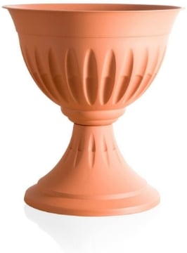 BAMA VASO A CALICE ALBA ROTONDO D.33 X 35H CM COLORE TERRACOTTA