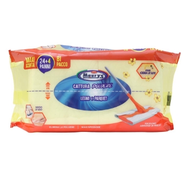 Bobina Panni Cattura Polvere U! Confronta E Risparmia - 50 Panni Monouso Per Scopa A Panno Piatto E Pulizia Manuale, Tessuto Non Tessuto, Per Tutte Le Superfici