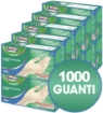 1000 MAURY'S GUANTI IN LATTICE TALCATI TAGLIA L 10X100PZ