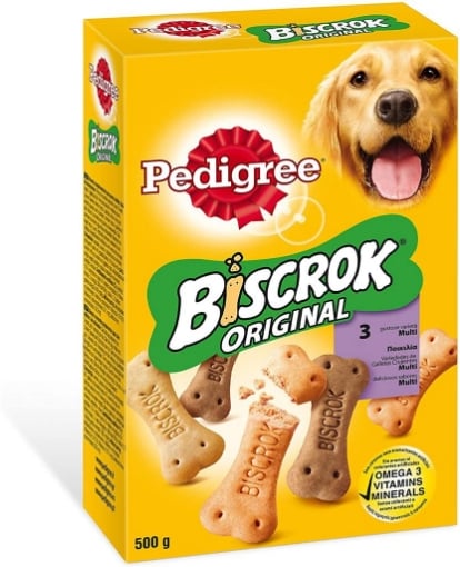 PEDIGREE BISCROK ORIGINAL SNACK BISCOTTI PER CANE 500 GR
