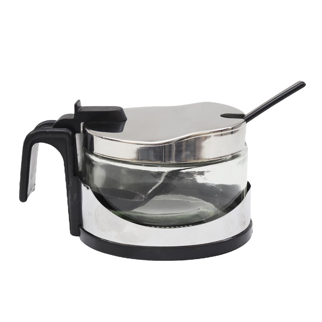 Set 6 Ampolle Rotanti APS In Acciaio Inox E Vetro + Zuccheriera Tescoma | Servizio Tavola Moderno