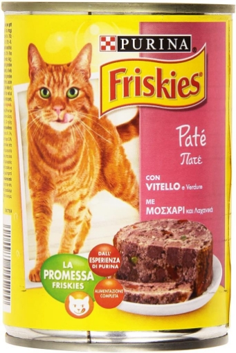 FRISKIES GATTO PATÈ CON VITELLO E VERDURE 400 GR