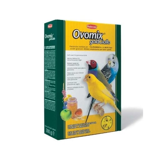 PADOVAN OVOMIX GOLD GIALLO MANGIME PER UCCELLI 300GR