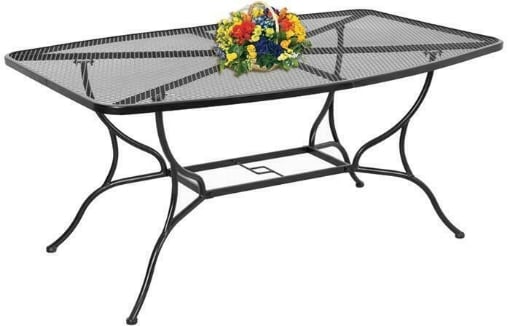 MANGO TAVOLINO IN ACCIAIO 151 X 97 CM
