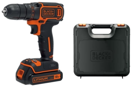 BLACK + DECKER TRAPANO AVVITATORE A BATTERIA 27 W 18 V