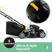 ALPINA RASAERBA A SCOPPIO CON MOTORE DA 139 CC (2200 W) A TRAZIONE POSTERIORE